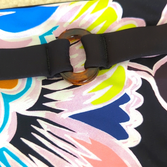 Trina Turk Floral High-Waisted Hipster Bikini Bottom - Picture 5 of 8